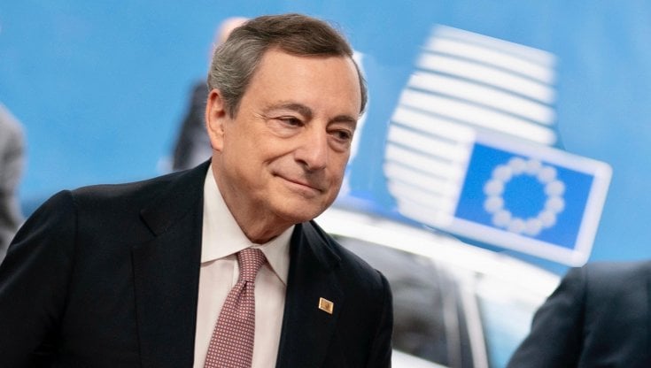 Il premier Mario Draghi