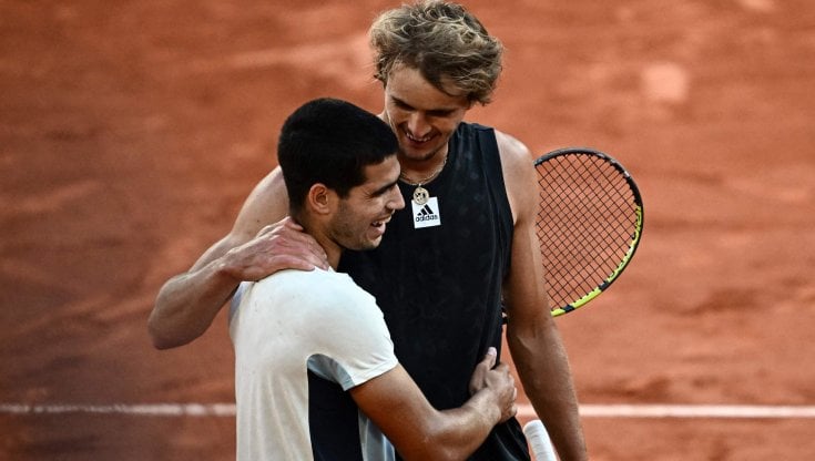 Zverev e Alcaraz a fine match