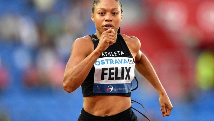 Allyson Felix al meeting di Ostrava