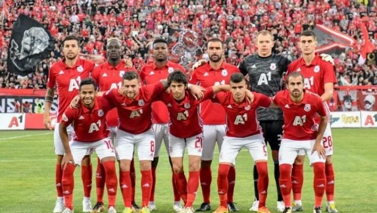 Una formazione del Cska di Sofia