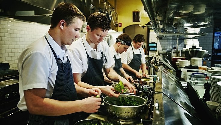 Il salario minimo in cucina
