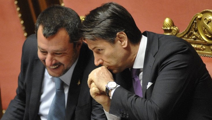Matteo Salvini e Giuseppe Conte