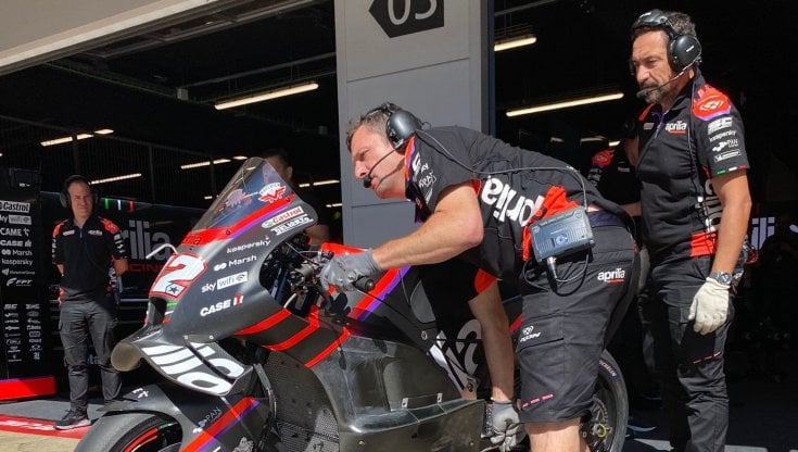 L'Aprilia scende in pista al Montemel&ograve;