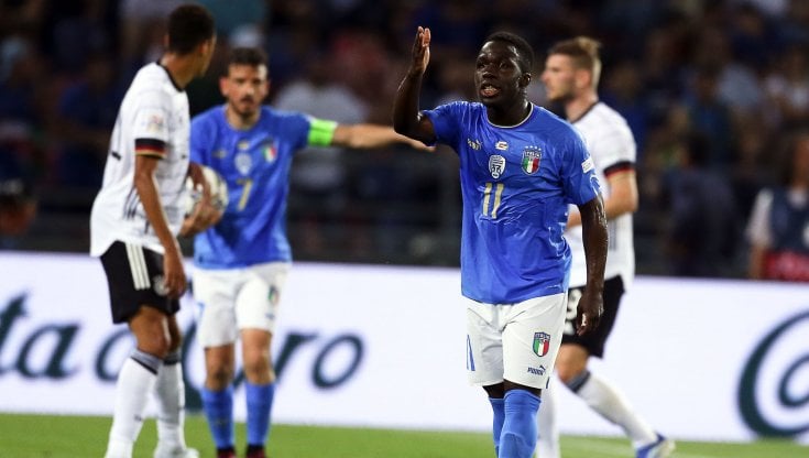 Il 18enne Gnonto, volto nuovo dell'Italia di Mancini