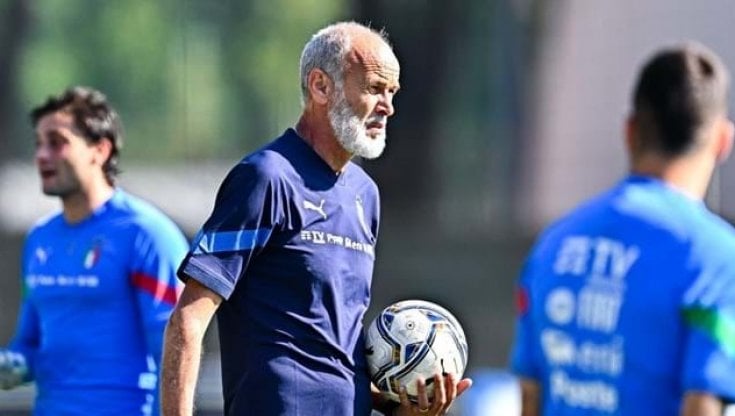 Il ct azzurro Nicolato