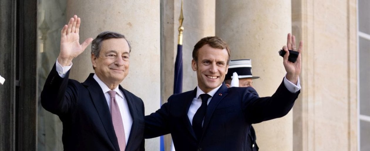 La cena francese di Draghi