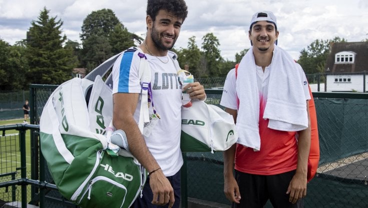 Matteo Berrettini e Lorenzo Sonego