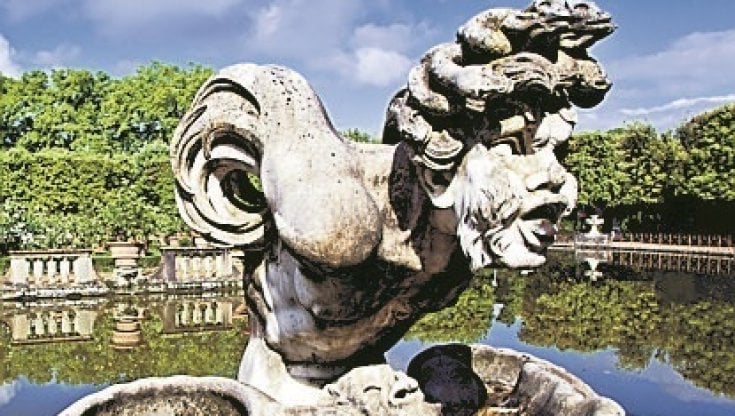 Firenze, Giardini di Boboli, la fontana del Tritone