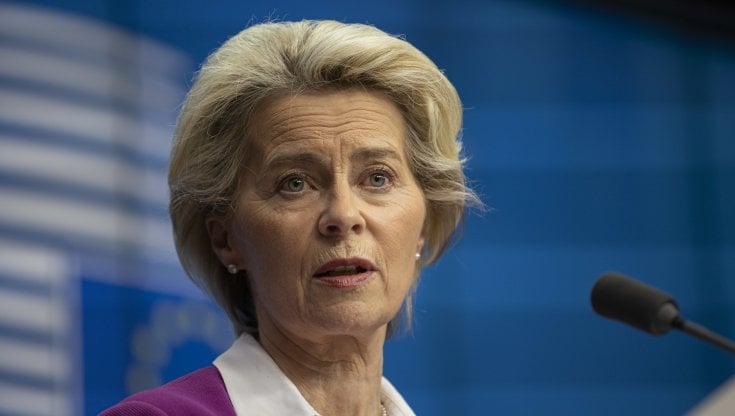 La presidente della Commissione Ue Ursula von der Leyen&nbsp;
