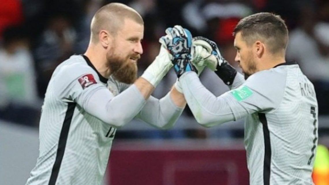 Al 120' l'Australia manda in campo il portiere Redmayne al posto del collega Ryan