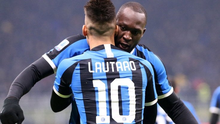 Romelu Lukaku e Lautaro Martinez