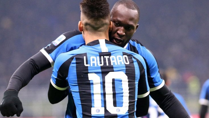 Romelu Lukaku e Lautaro Martinez