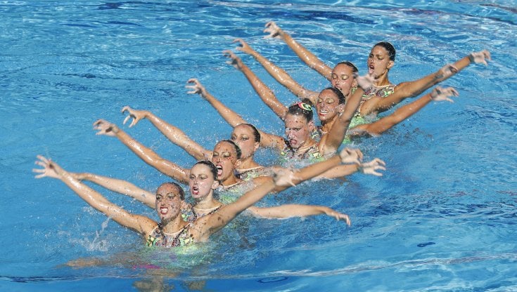 Le azzurre del team technical
