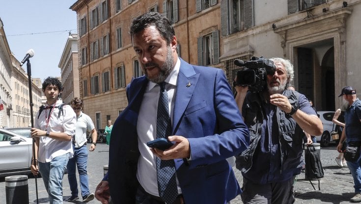 Il leader della Lega, Matteo Salvini