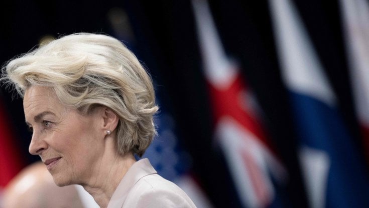 La presidente della Commissione europea Ursula von der Leyen