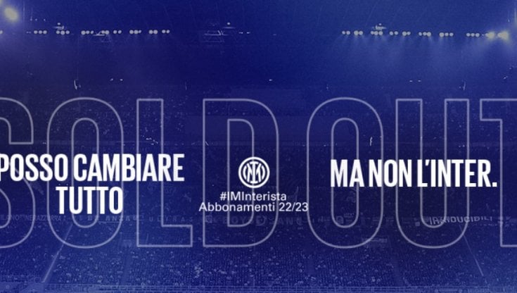 Inter, abbonamenti sold out: vendute 40mila tessere