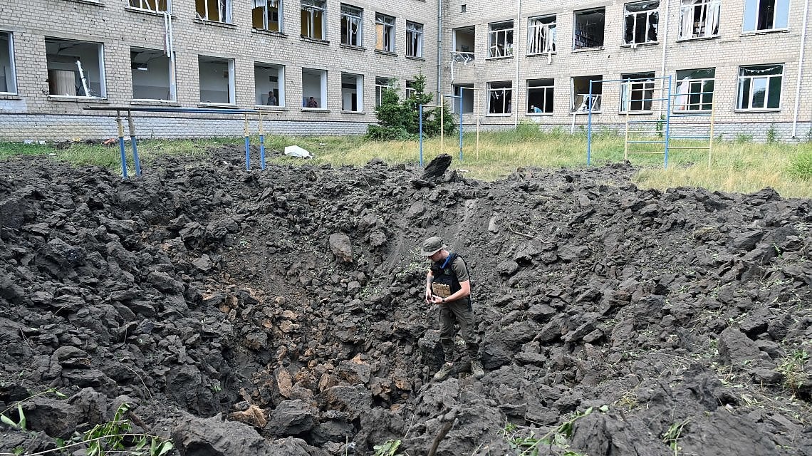 Kharkiv. Foto di SERGEY BOBOK / AFP