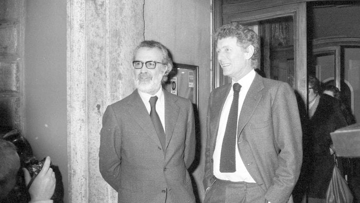 Eugenio Scalfari e Carlo Caracciolo