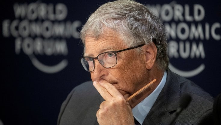 Bill Gates in occasione del World Economic Forum