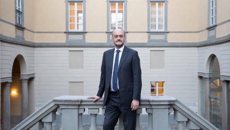 Il Rettore dell'Universit&agrave; di Bergamo Sergio Cavalieri
