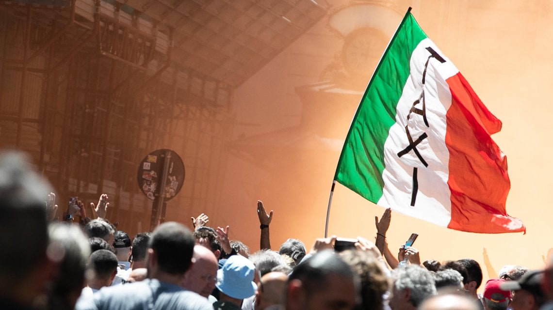 Manifestazione dei tassisti a Roma