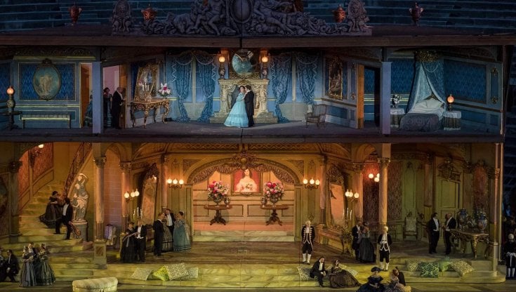 'La Traviata' all'Arena di Verona nell'allestimento di Franco Zeffirelli