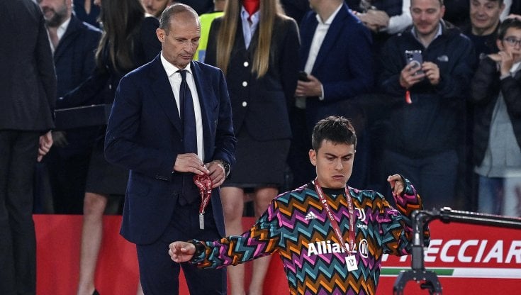 Massimiliano Allegri e Paulo Dybala