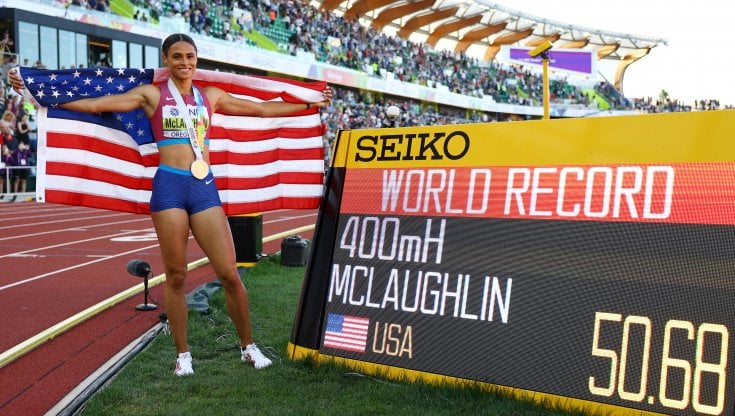 Sydney McLaughlin, oro con record del mondo nei 400 ostacoli