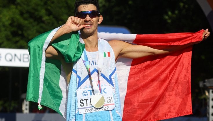 Massimo Stano, oro nella 35 km marcia