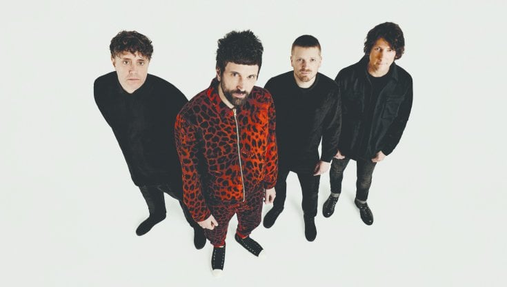 I Kasabian oggi: Sergio Pizzorno, 41 anni, &egrave;&nbsp;il secondo da sinistra