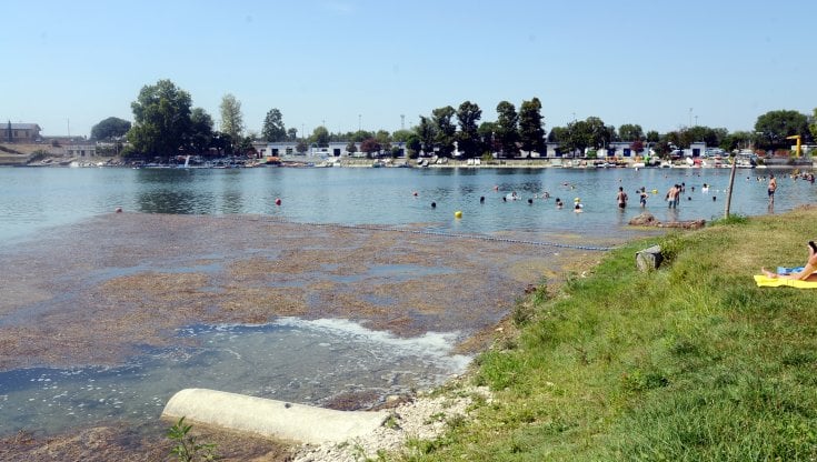 Bagnanti all'Idroscalo di Milano