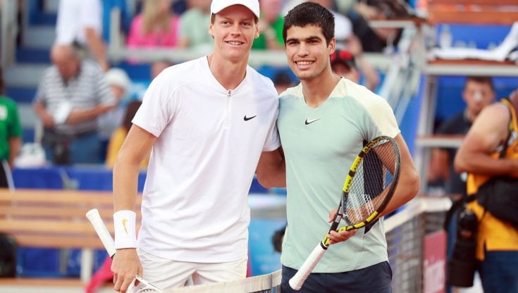 Jannik Sinner e Carlos Alcaraz