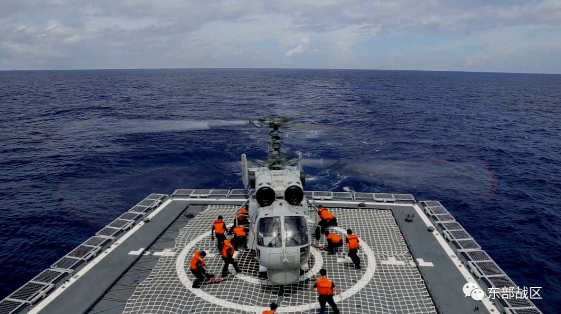 Esercitazioni militari cinesi intorno a Taiwan