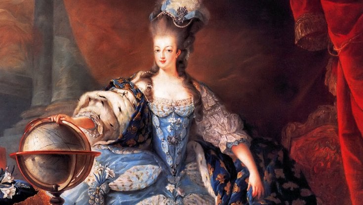 Ritratto&nbsp;di Maria Antonietta (1755-1793), regina di Francia, nell&rsquo;abito dell&rsquo;incoronazione (1775, di Jean-Baptiste Gautier Dagoty) (Getty images)