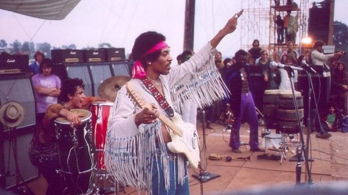 Jimi Hendrix a Woodstock