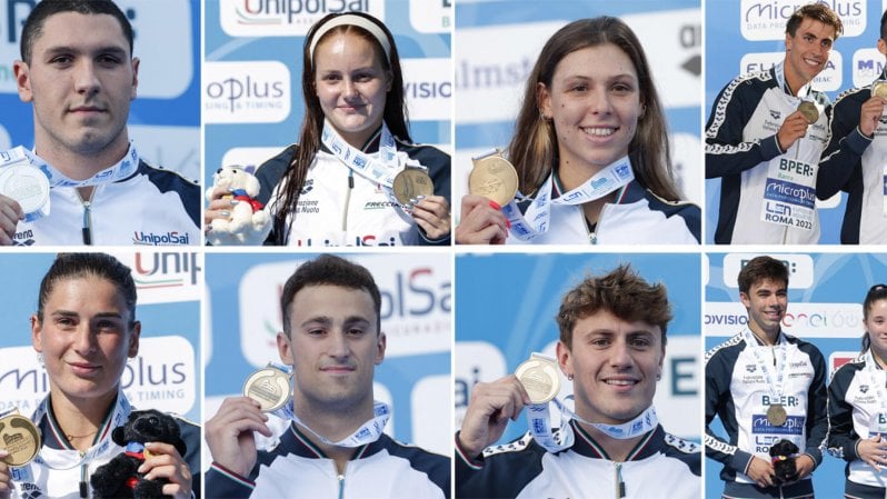 Famiglia, istruttore, società: il piccolo mondo del nuoto è una fabbrica di medaglie