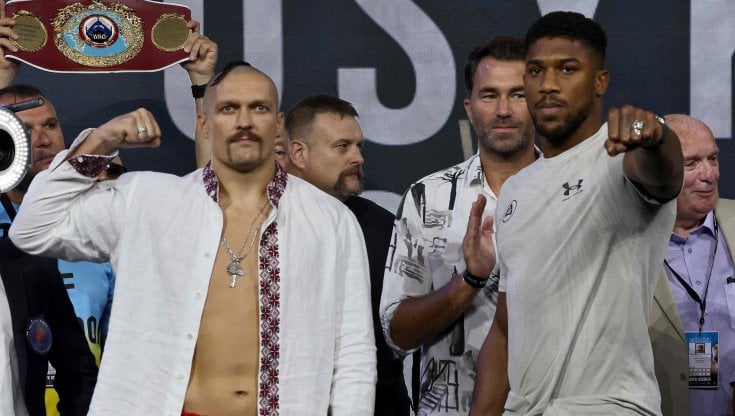 Oleksandr Usyk e Anthony Joshua 