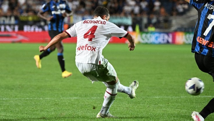 Il gol di Bennacer all'Atalanta