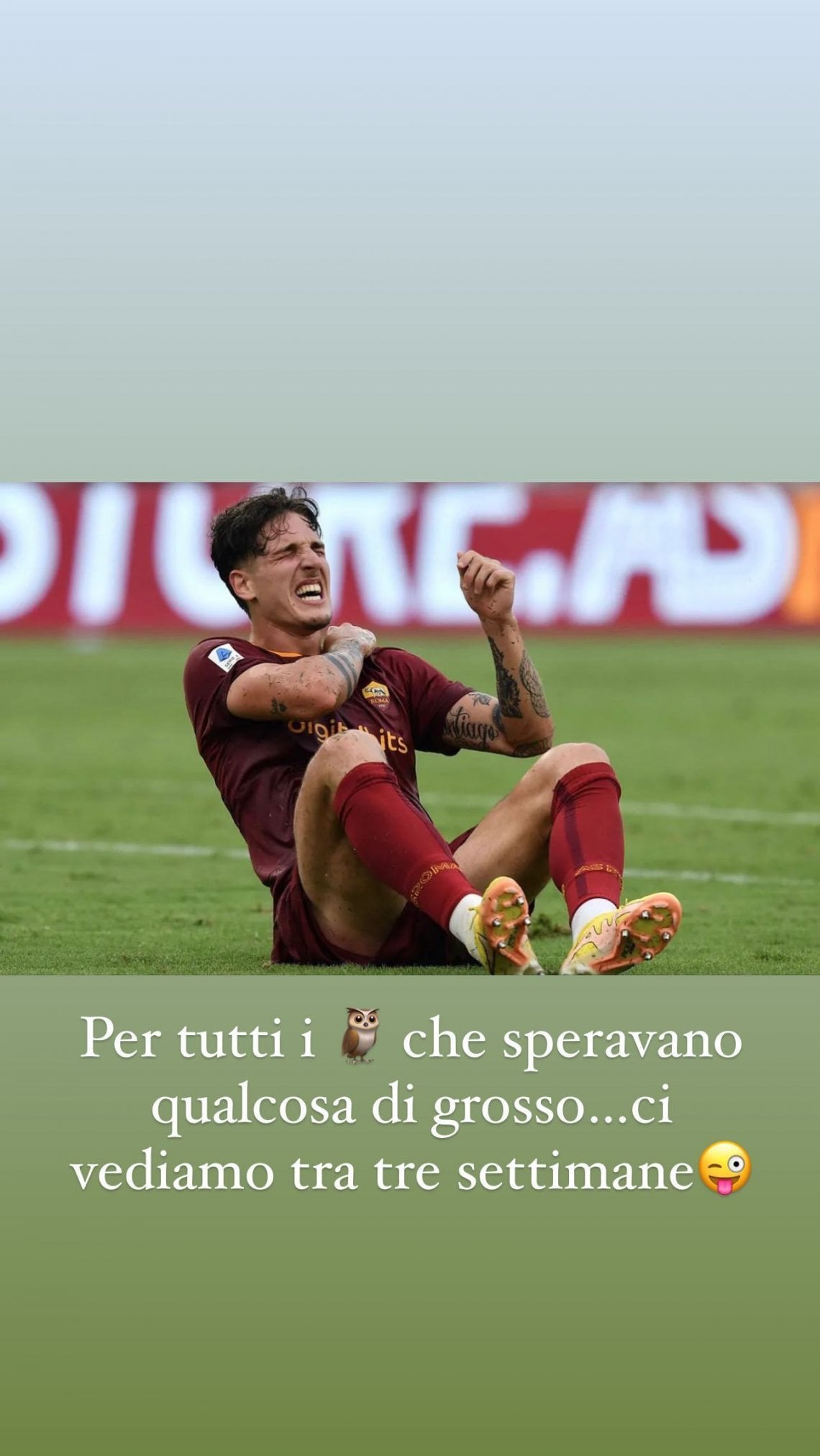 Zaniolo su Instagram