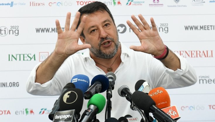 Il leader della Lega, Matteo Salvini