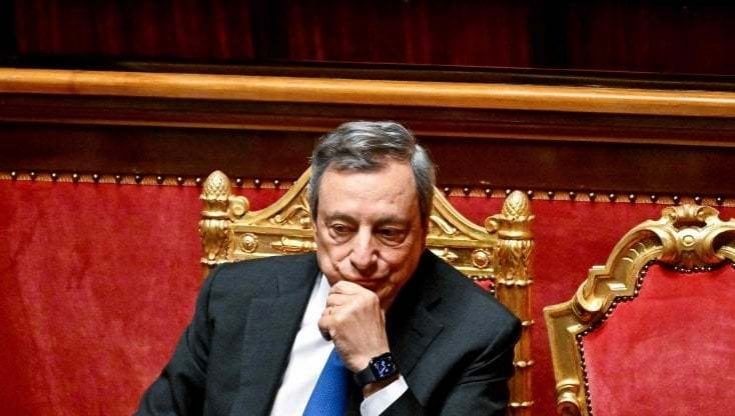 Il premier Mario Draghi