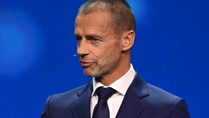 Il presidente della Uefa, Aleksander Ceferin