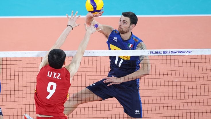Simone Anzani, 30 anni, centrale, contro la Cina ai Mondiali
