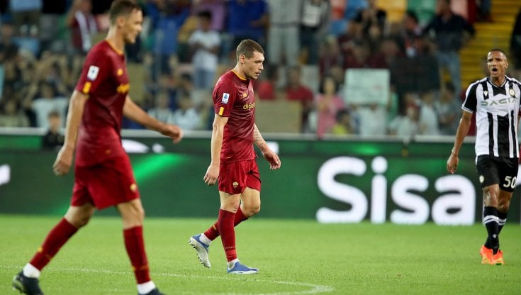 La delusione dei giocatori della Roma