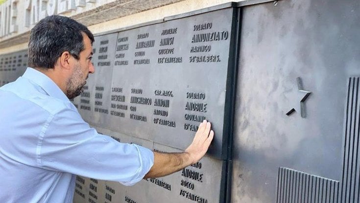 Salvini a Redipuglia, lo spot al Sacrario diventa un boomerang