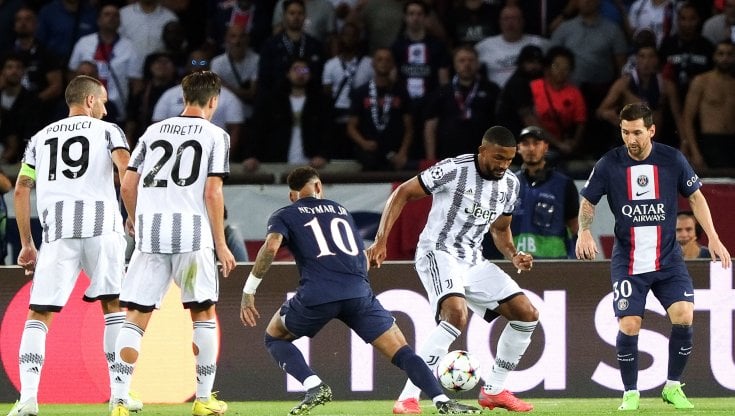Bremer in azione durante Psg-Juve