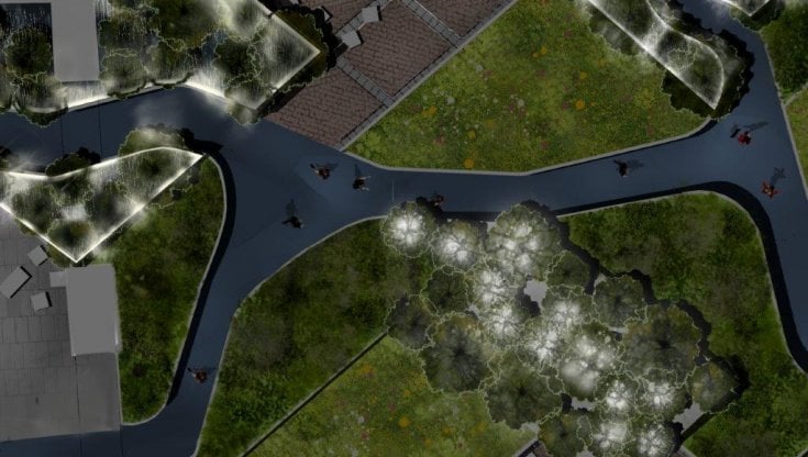 modello 3D piazza Vecchia&nbsp;