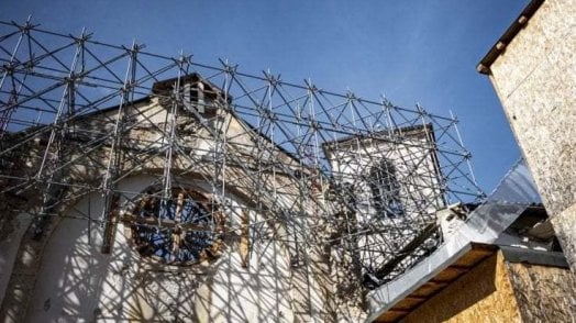 La restauratrice D'Abbraccio: "Il recupero di queste pietre &egrave; come una resurrezione" - <a href="https://www.eni.com/it-IT/media/eventi/ricostruzione-basilica-norcia.html"><strong>L'intervista completa</strong></a>