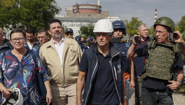 Rafael Mariano Grossi in Zaporizhzhia