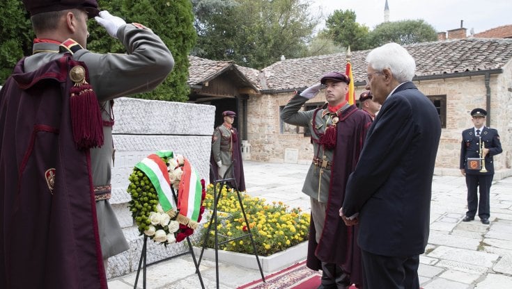 Il presidente Mattarella in Macedonia